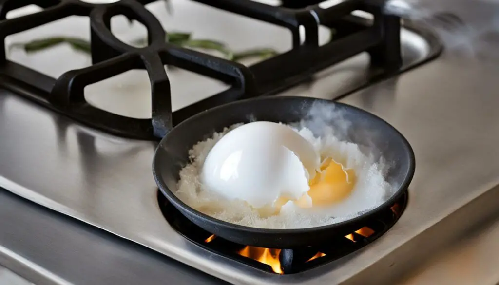 risks of reheating eggs
