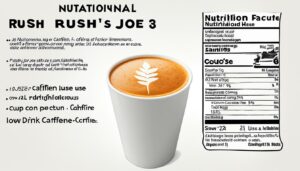 Aroma Joe's Rush Nutrition Facts