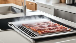 Can you cook frozen bacon in the oven?