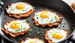 Is it okay to cook eggs in bacon grease?