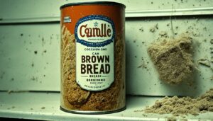 What is the shelf life of BM brown bread in a can?